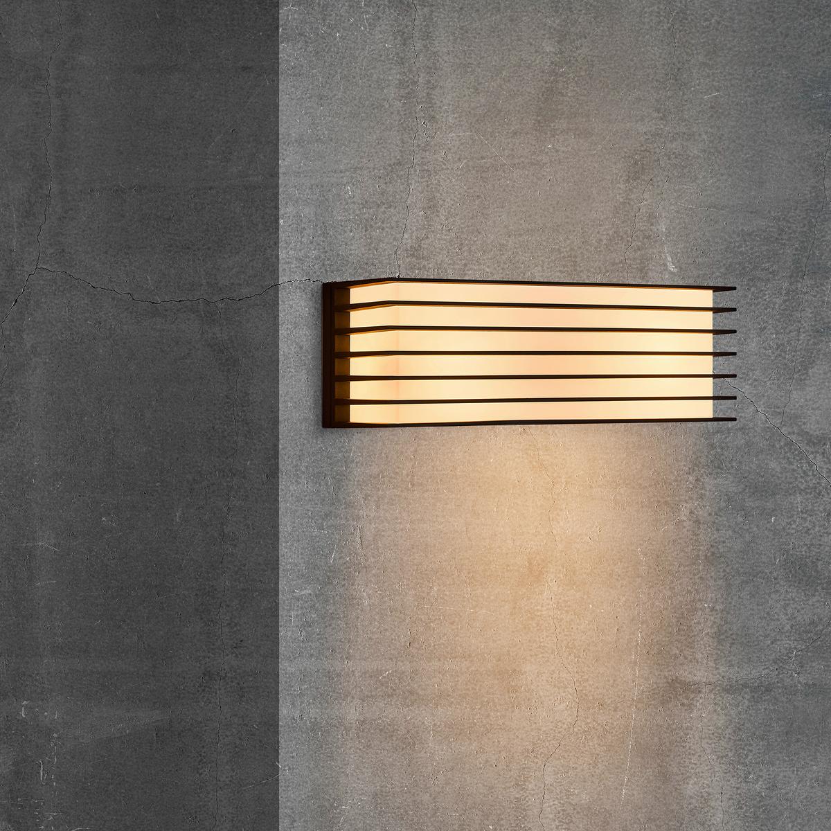 Außenwandleuchte Fluctus Weiß B: 28,6 Cm - Schwarz/Weiß, Design, Kunststoff/Metall (28,6/12cm) - Nordlux