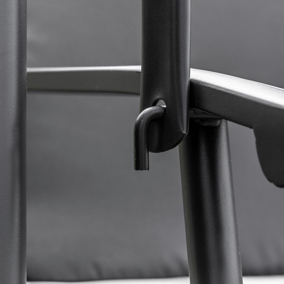 Hollywoodschaukel Belastbarkeit ca. 320 kg - Grau, Basics, Metall (200/125/178cm)