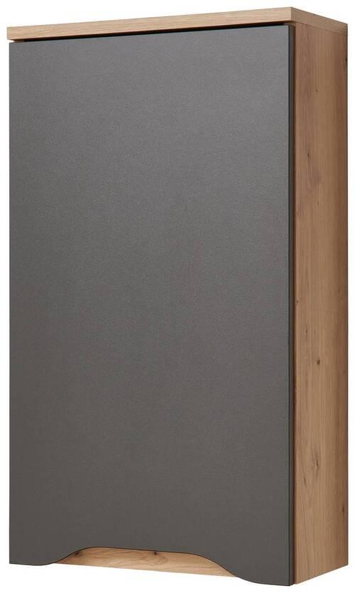 Hängeschrank Giga B: 40 cm, Anthrazit/Eiche Dekor - Eichefarben/Anthrazit, MODERN, Holzwerkstoff (40/70/20cm)