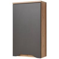 ZÁVĚSNÁ SKŘÍŇKA GIGA - barvy dubu/antracitová, Moderní, kompozitní dřevo (40/70/20cm)