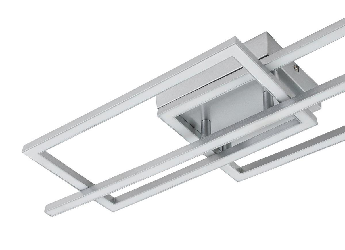 Stropní LED svítidlo BIOLI - barvy stříbra/barvy chromu, Moderní, kov/plast (63/24,5/7,7cm) - Mömax