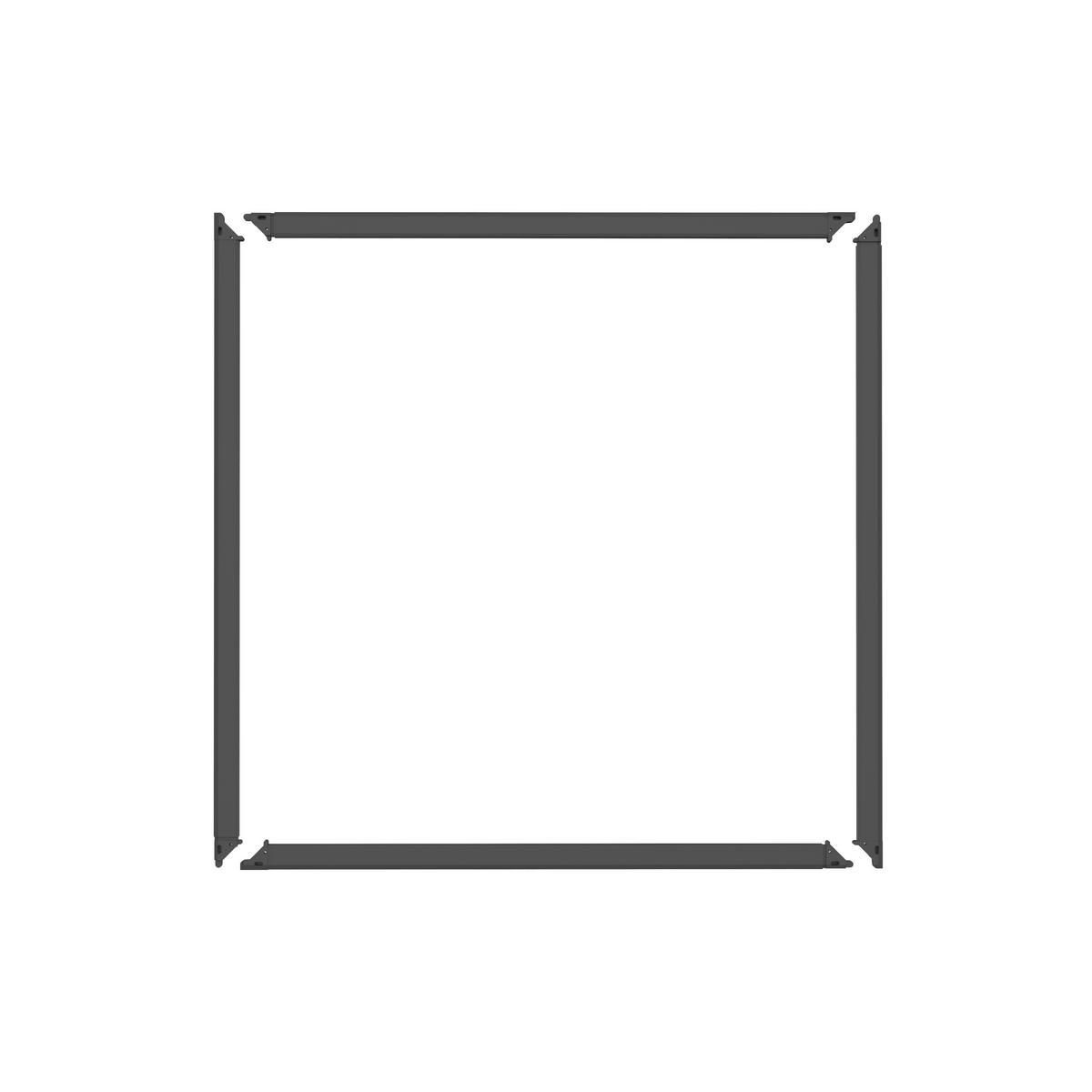 Fliegengitter Fenster 130x140 cm Anthrazit - Anthrazit, Basics, Metall (130/140cm)