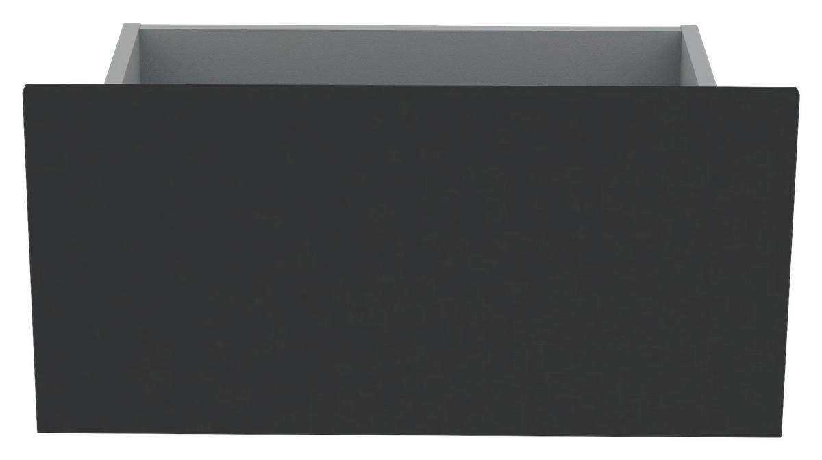 ZÁSUVKA UNIT-ELEMENTS - tmavě šedá, Moderní, kompozitní dřevo (45,3/21,9/36,6cm) - Ondega