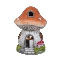 Solarleuchte Nils - Schwarz/Orange, KONVENTIONELL, Kunststoff (30/40,5cm) - Ondega