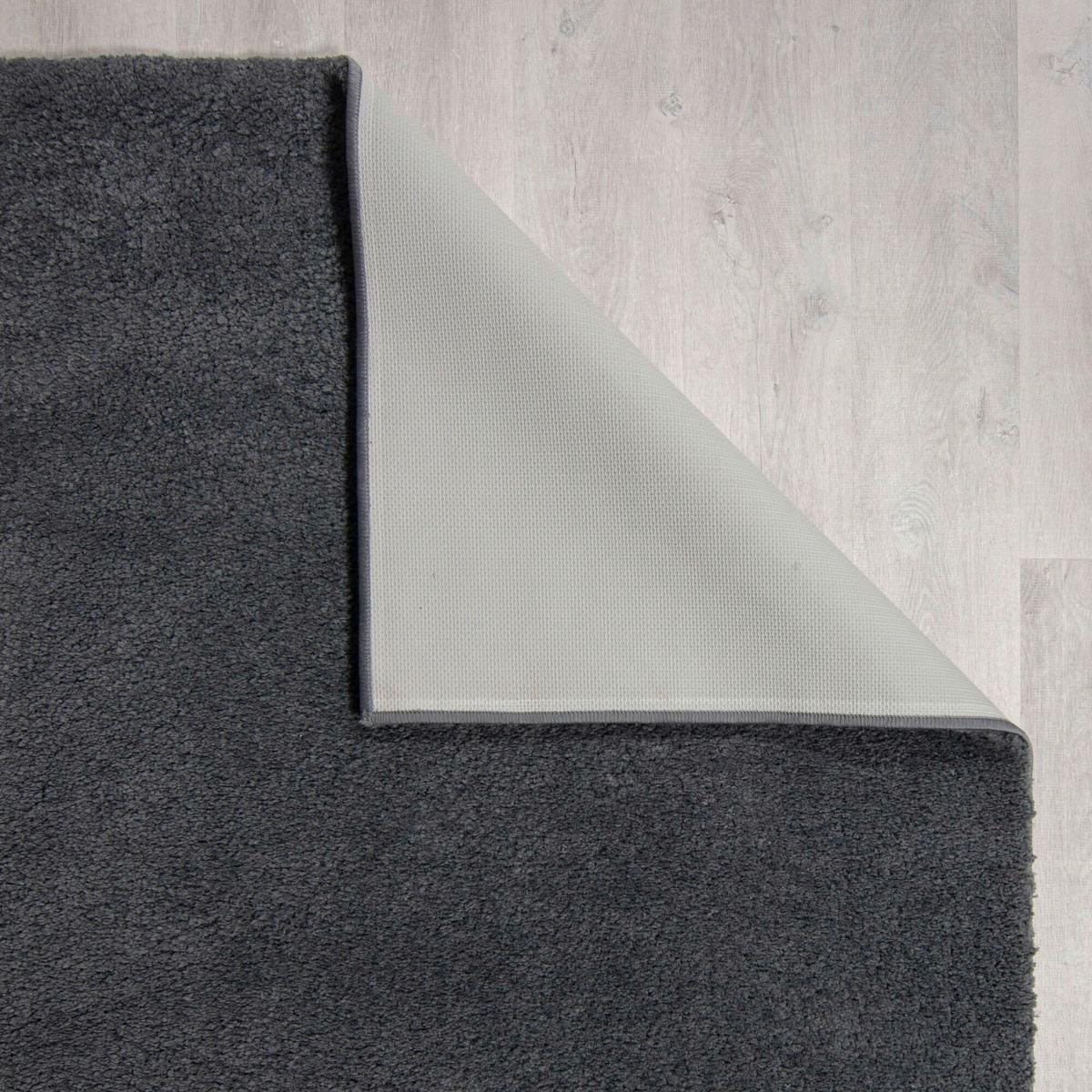 Shaggy Waschbar Grau 200x290 - Grau, Basics, Textil (200/290cm)