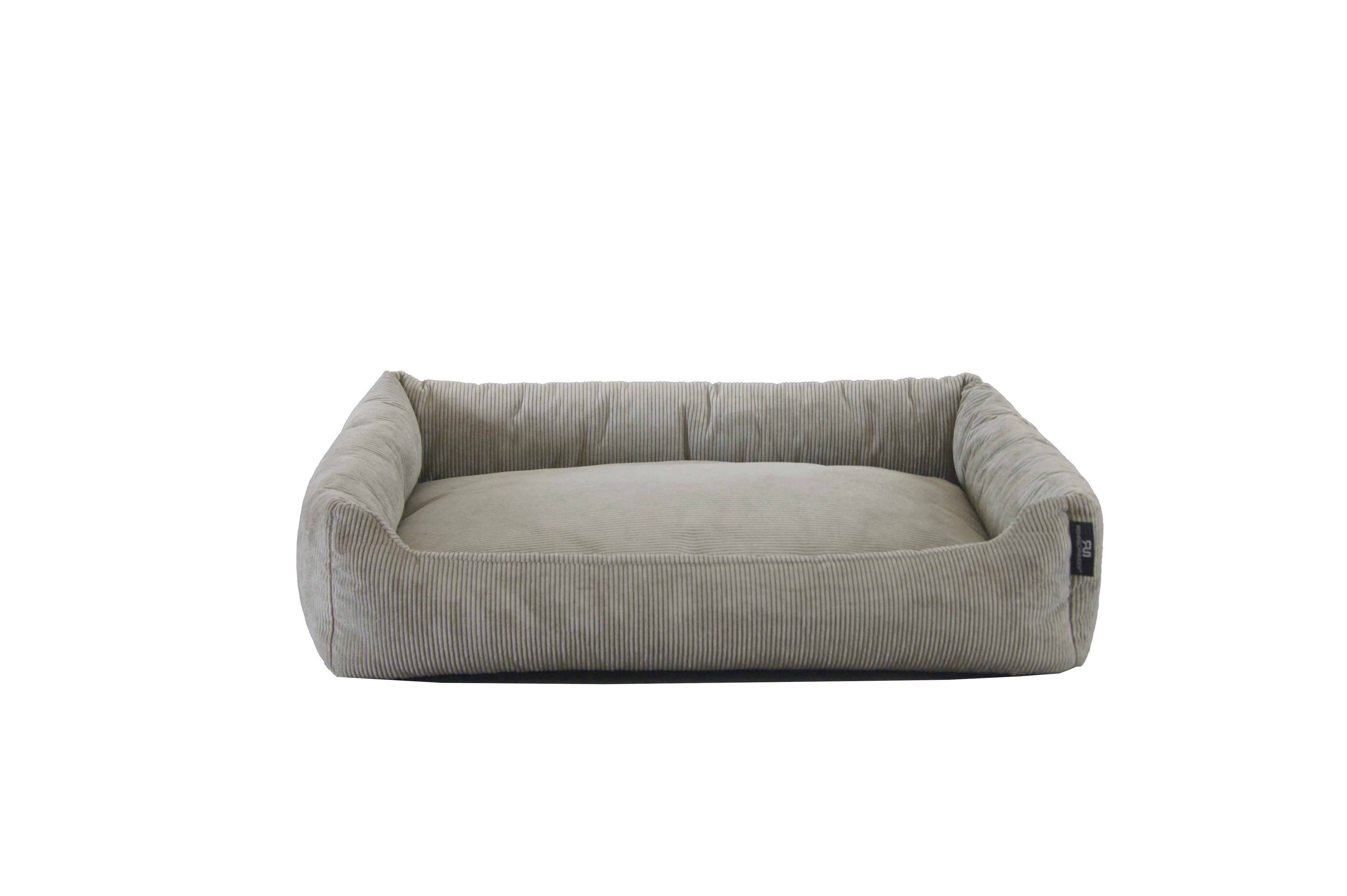 Hundebett Milow Grau L: 70 cm - Grau, KONVENTIONELL, Textil (70/49/15cm)