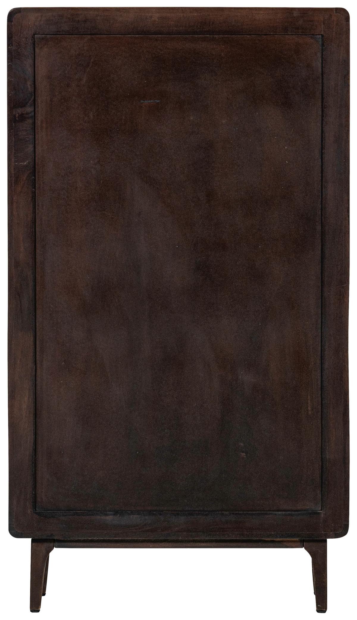 Schrank Liya Dunkelbraun B: 85 Cm - Dunkelbraun, Design, Holz (85/150/35cm) - Livetastic