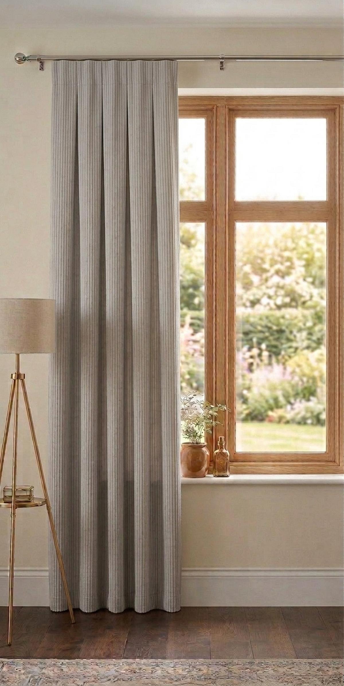 FERTIGVORHANG MINA - Silberfarben, MODERN, Textil (140/245cm) - Luca Bessoni
