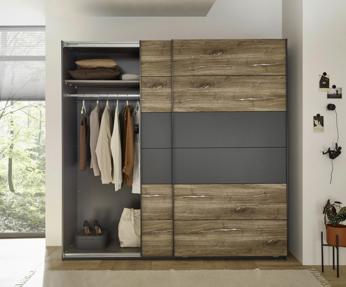 VKLADACIA POLICA CADORE - sivá, Modern, kompozitné drevo (105/2,2/46,5cm)