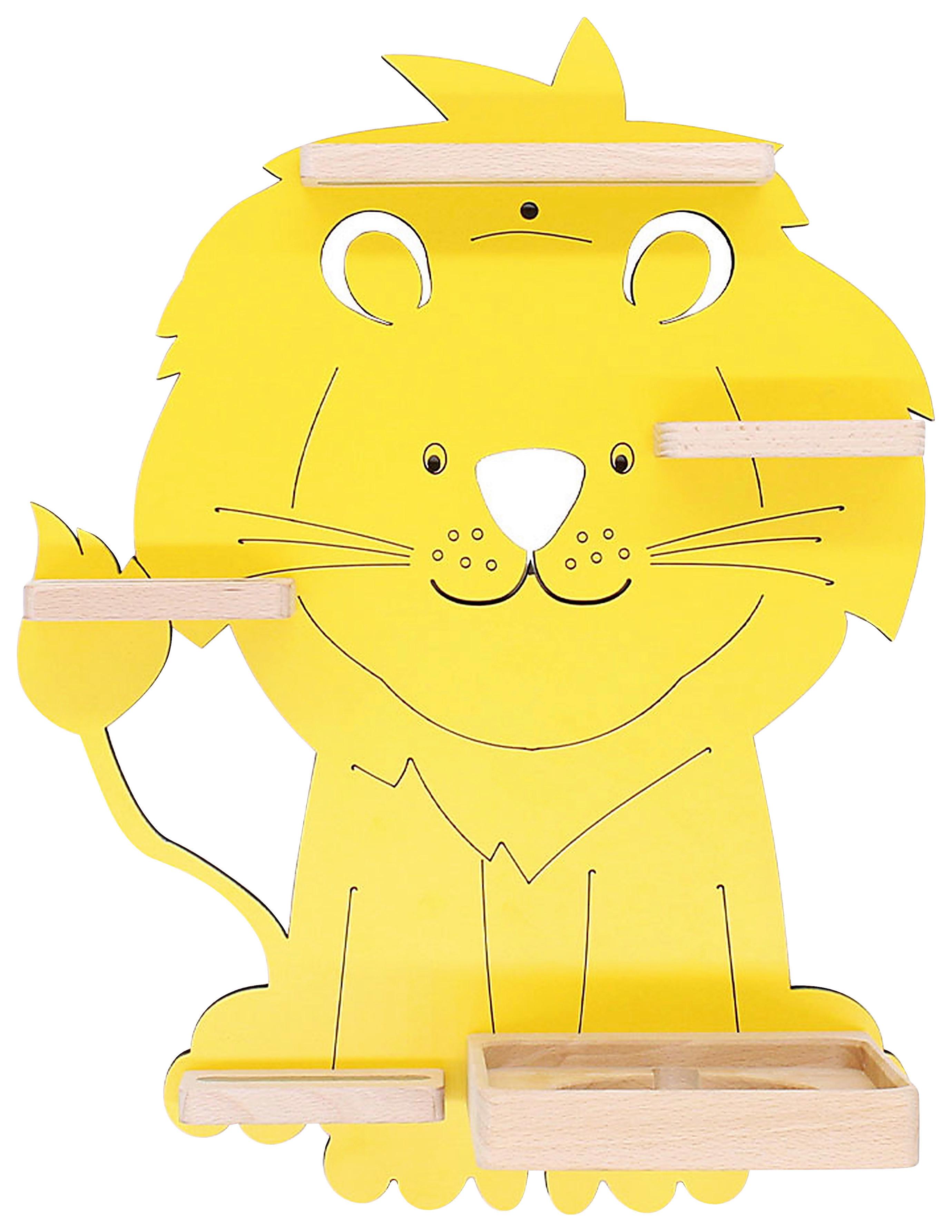 Kinderregal Boarti B:  32 cm - Gelb, MODERN, Holzwerkstoff (32/42/19cm) - MID.YOU