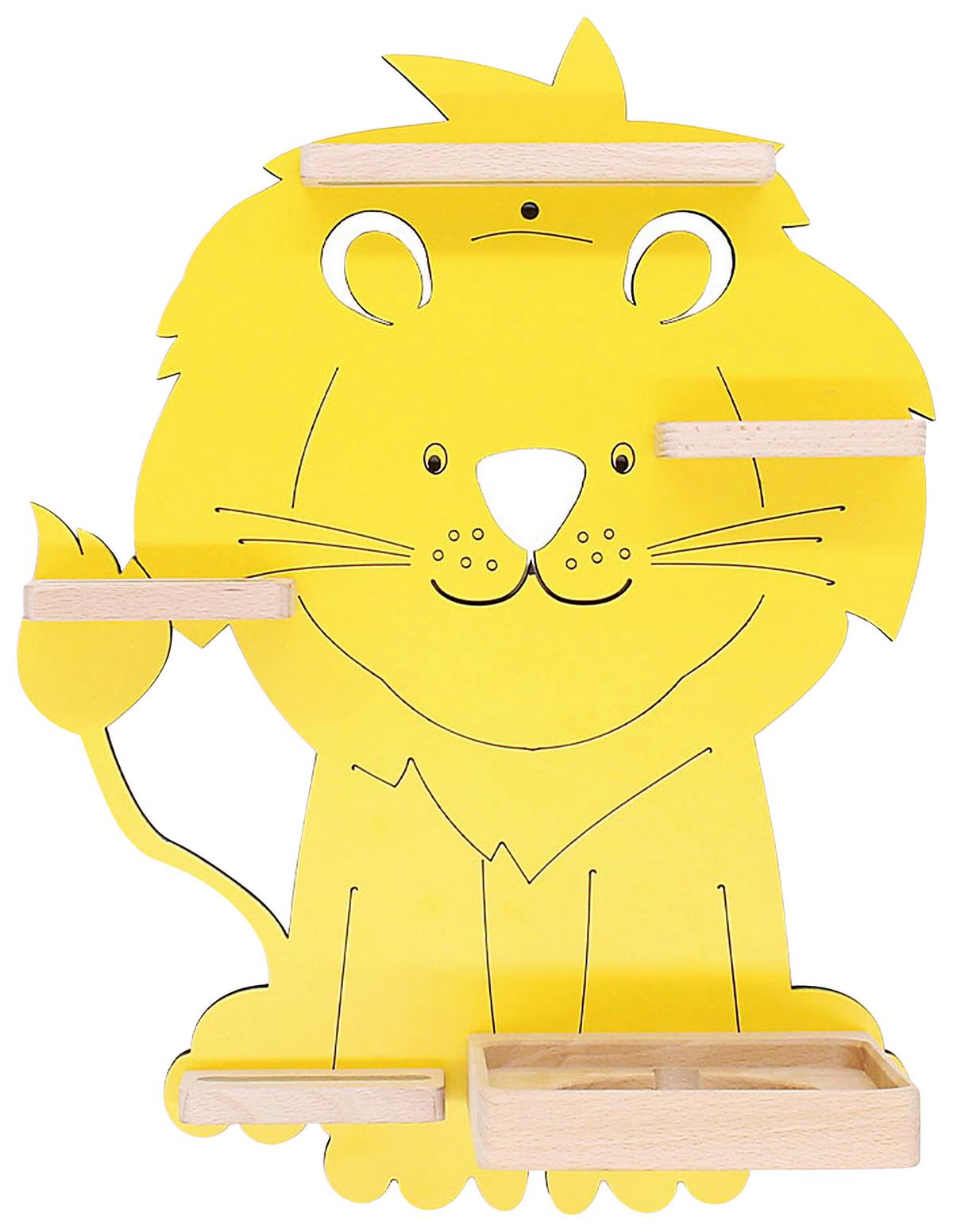 Kinderregal Boarti B:  32 cm - Gelb, MODERN, Holzwerkstoff (32/42/19cm) - MID.YOU