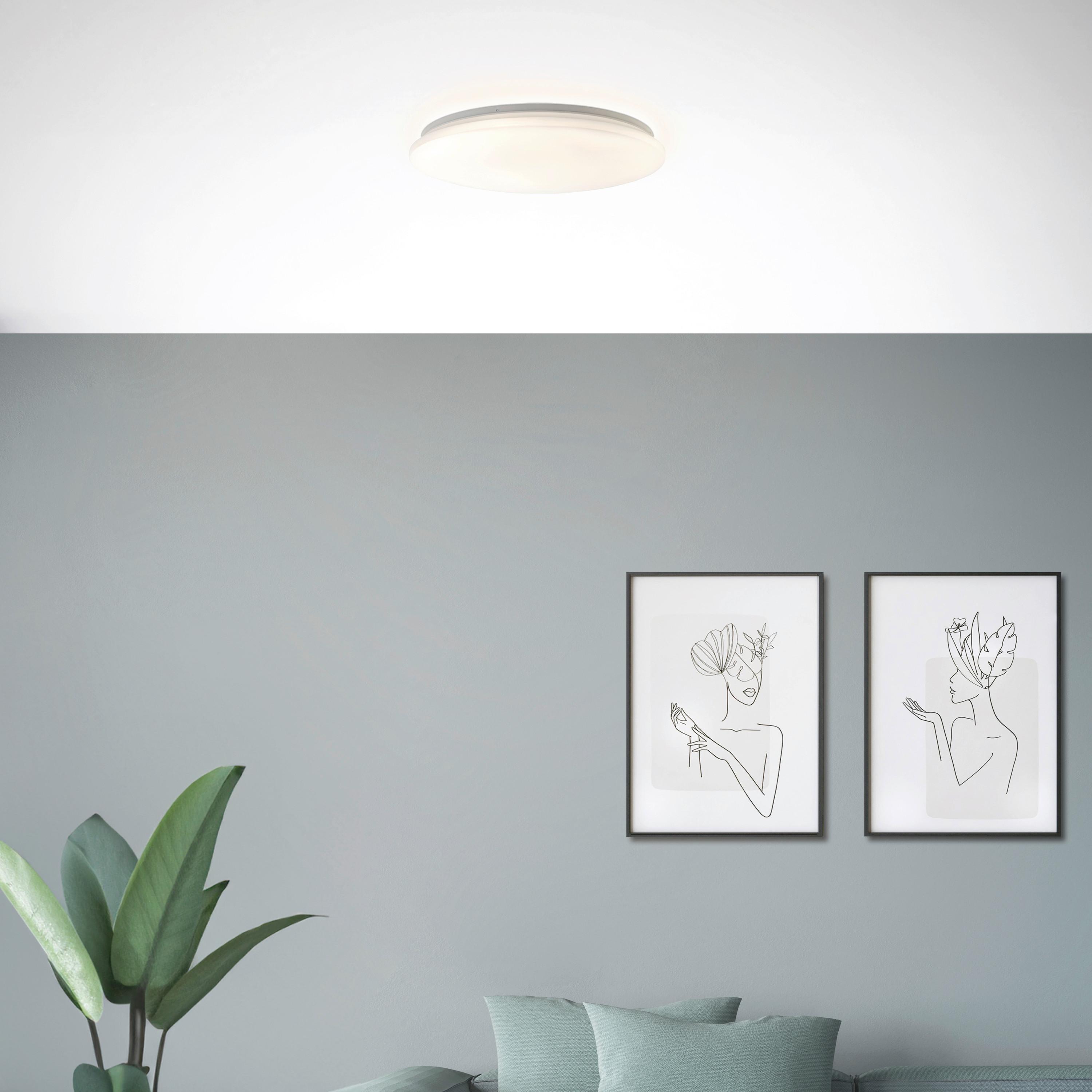 LED-Deckenleuchte G94883/05 Tribola - Weiß, Basics, Kunststoff/Metall (49/7cm) - Brilliant