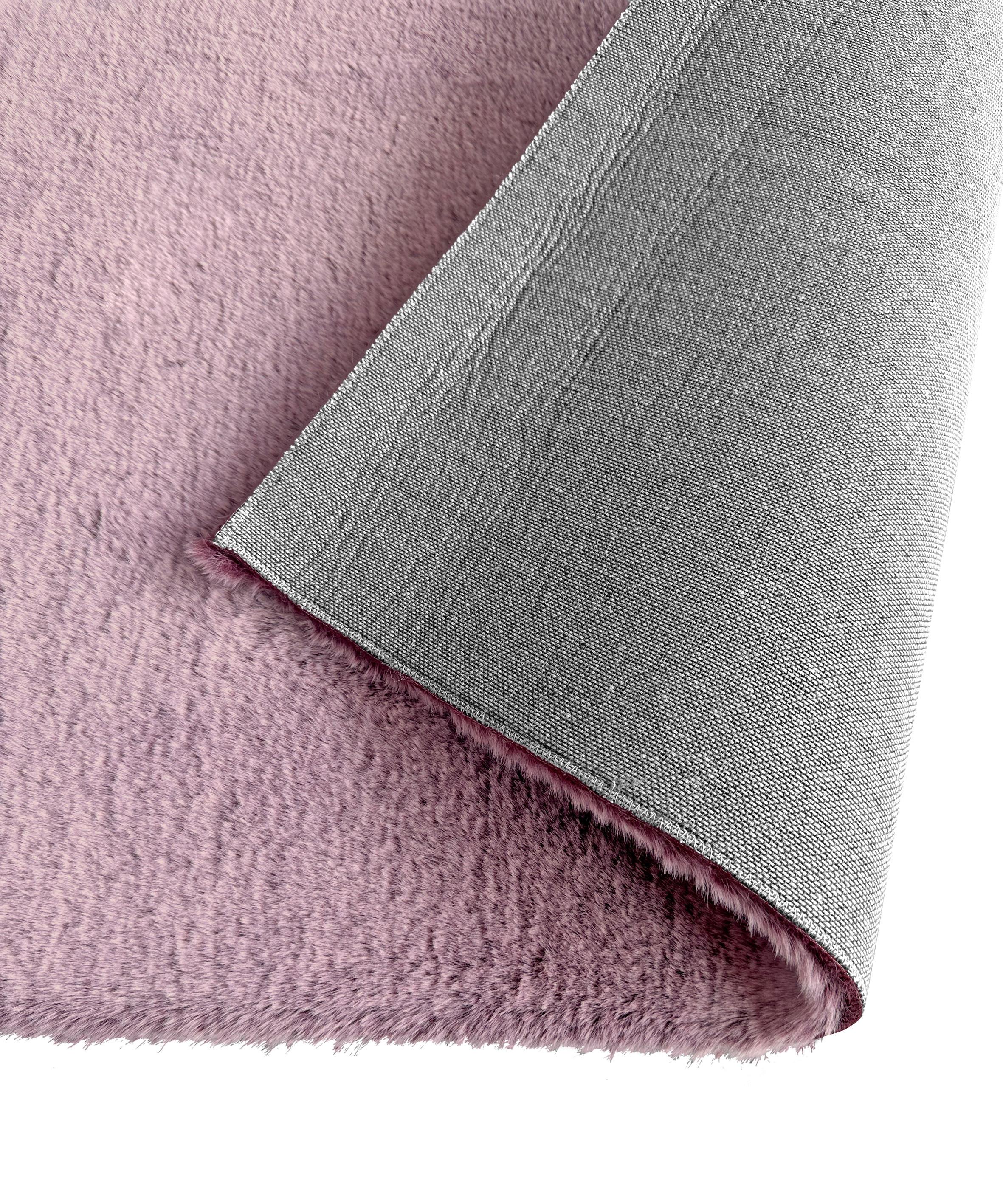UMELÁ KOŽUŠINA Denise 1, 80/150cm, bobuľová - bobuľová, Romantik / Landhaus, textil/kožušina (80/150cm) - Mömax