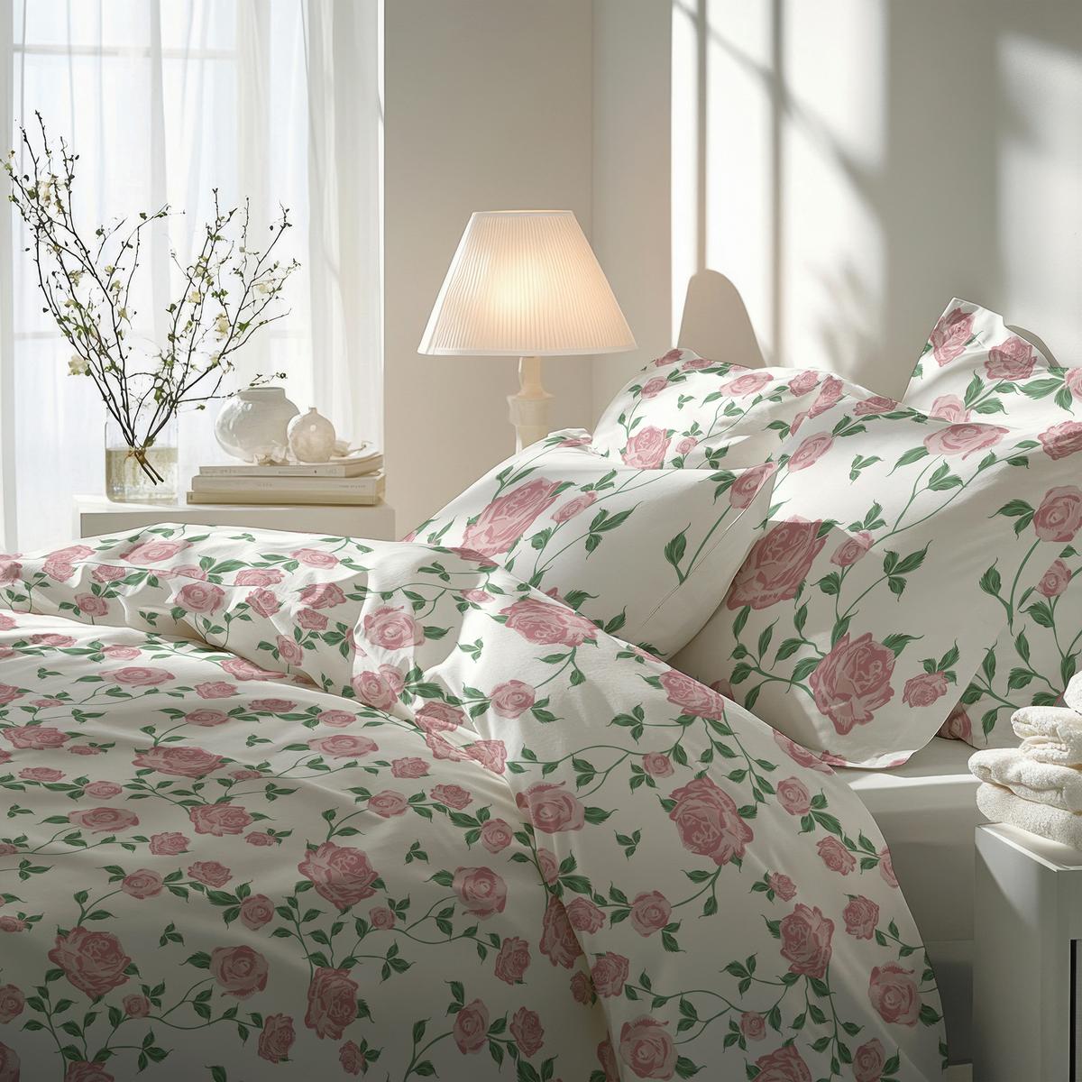 POSTEĽNÁ BIELIZEŇ MT11.548.ROSE ROSE - ružová, Konventionell, textil (140/200cm) - Florella