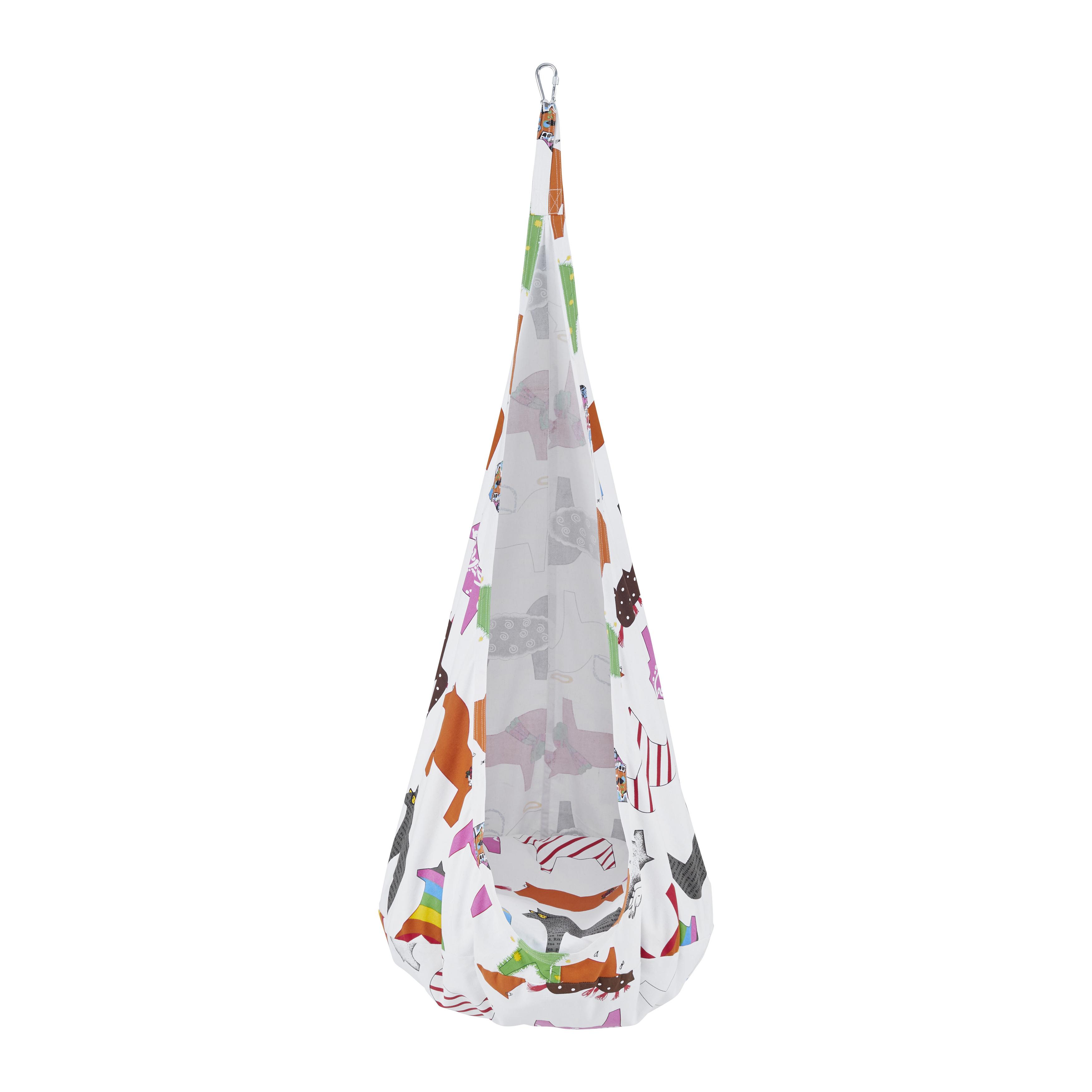 Závěsná Houpačka Pro Děti Pooh - bílá/vícebarevná, Moderní, textil (70/150/70cm) - Bessagi Kids