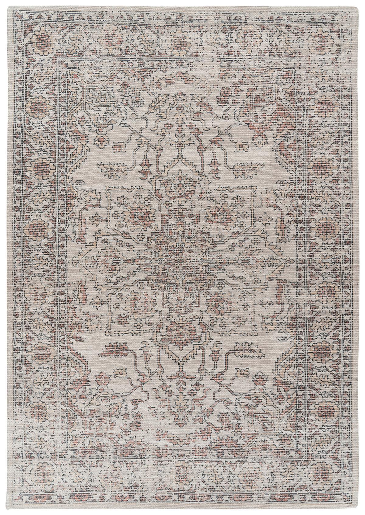 Vintage-Teppich Percy 300 - Beige, KONVENTIONELL, Textil (120/170cm)