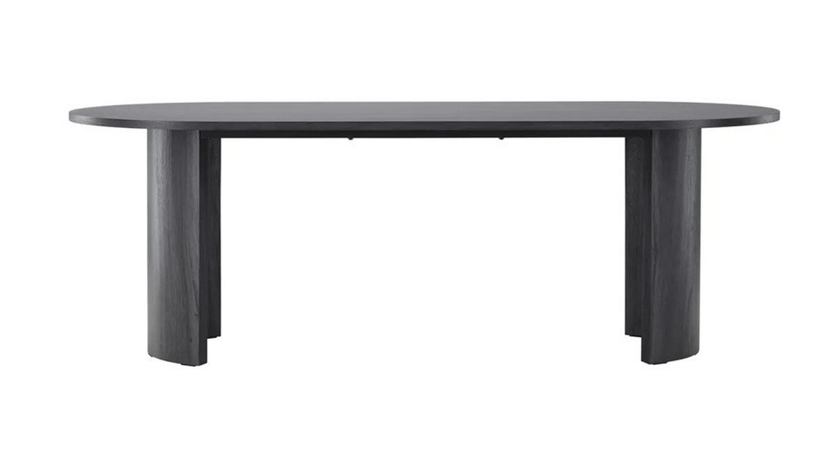 ESSTISCH Grundsund Schwarz L: 220cm - Schwarz, MODERN, Holz (220/100/75cm) - Livetastic