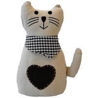 DVEŘNÍ ZARÁŽKA Kitty, 20/25cm - šedá/béžová, Konvenční, textil (20/25cm) - Modern Living
