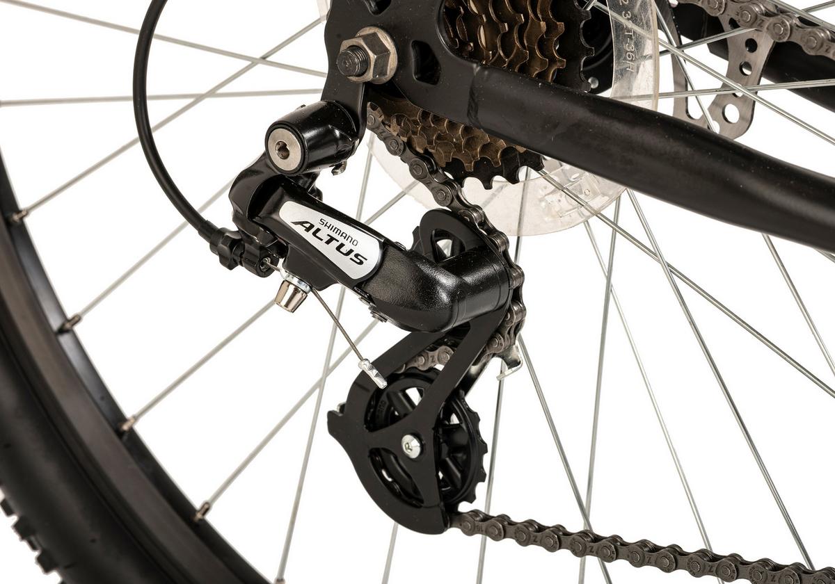 Mountainbike 403m - Schwarz, KONVENTIONELL, Metall (25/140/60cm)