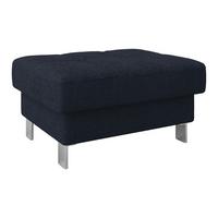 Hocker Savona - Dunkelblau, MODERN, Textil (90/44/73cm) - Ondega