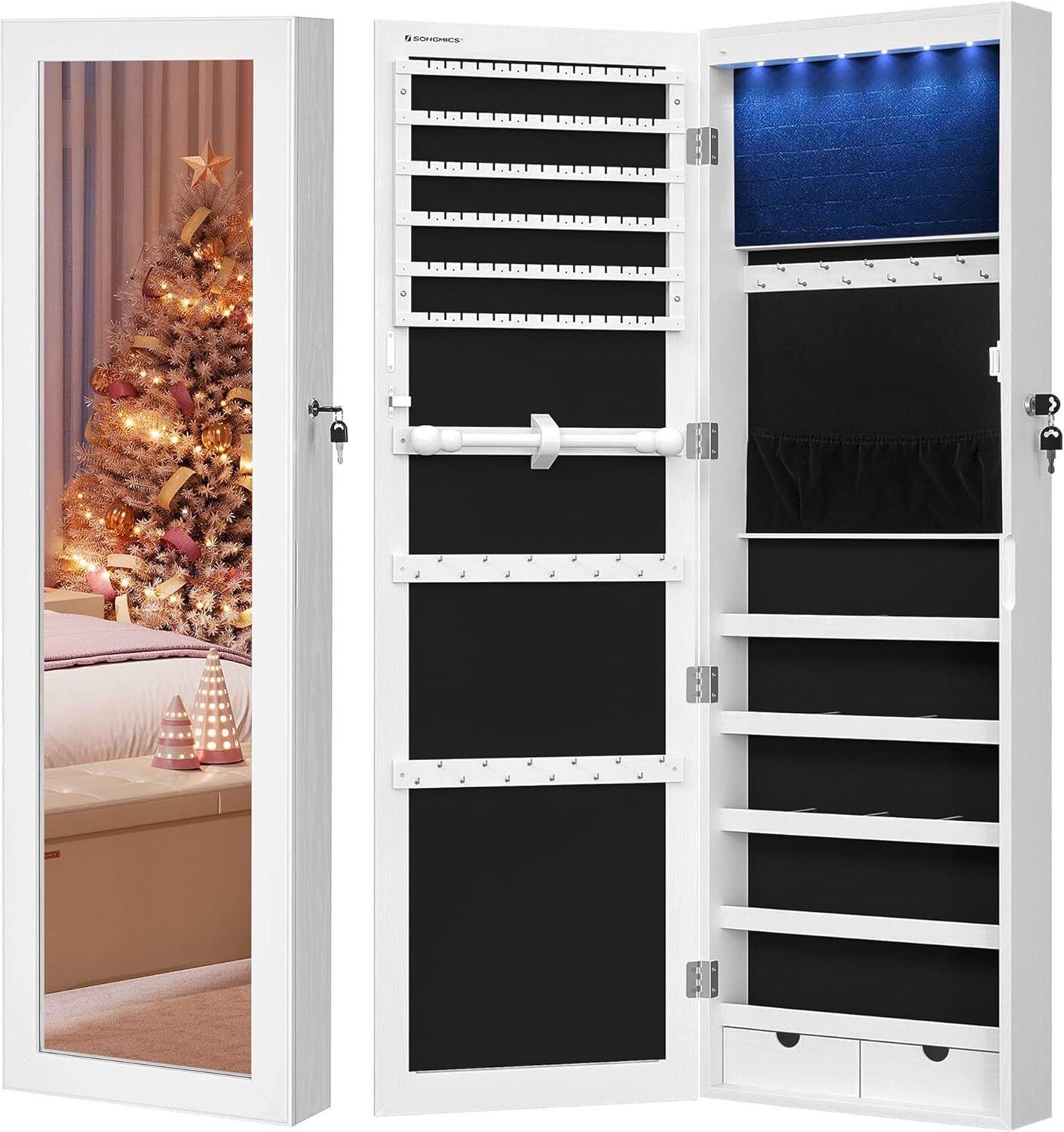 Schmuckschrank Weiß B: 37 Cm