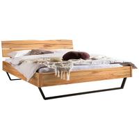 Bett Fossoli Buchefarben 140x200 Cm - Anthrazit/Buchefarben, MODERN, Holz (140/200cm) - Hasena