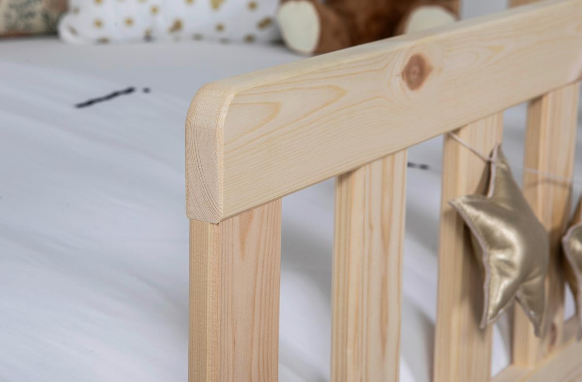 Bodenbett 100/200 Cm In Naturfarben Und Zusatzbett - Naturfarben, MODERN, Holz (100/200cm) - MID.YOU