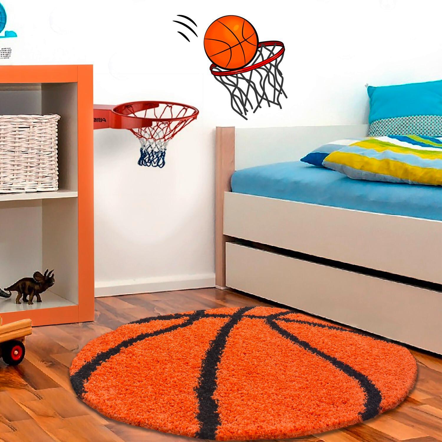 Kinderteppich Fun - Orange, Trend, Textil (120/120cm) - Ben'n'jen