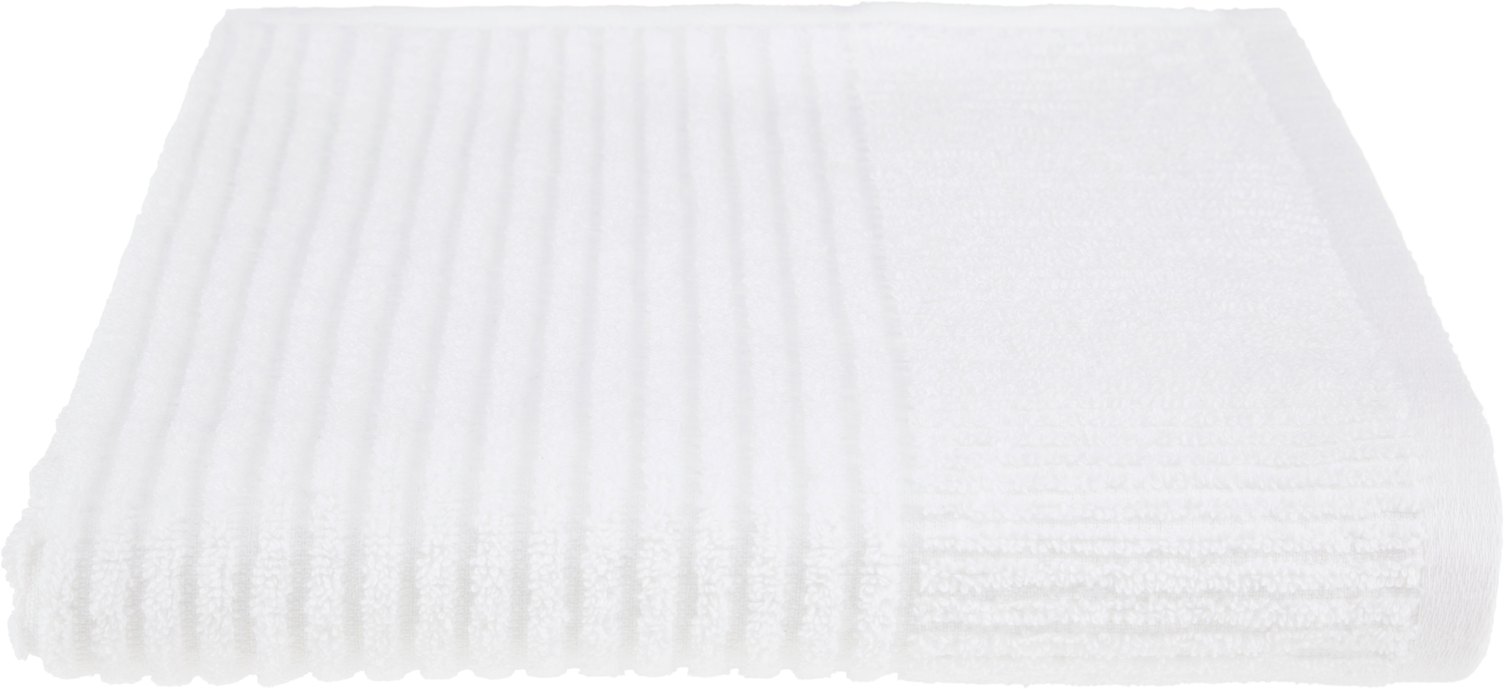 Kéztörlő Pia Kb. 50/90cm - fehér, Modern, textil (50/90cm) - Luca Bessoni