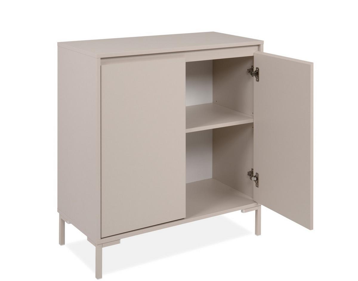 Kommode Korsika Kaschmir B: 81cm - Kaschmir, Design, Holzwerkstoff (81/87/40cm) - MID.YOU