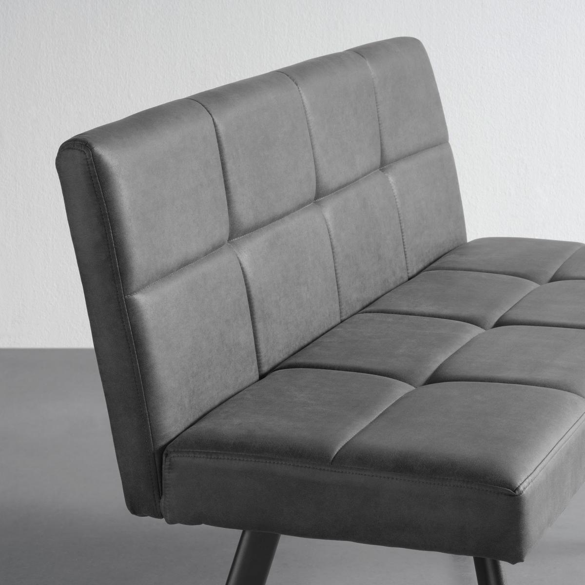 Sedací lavice Cooper COOPER - šedá/černá, Moderní, kov/textil (140/85/60cm) - Mömax