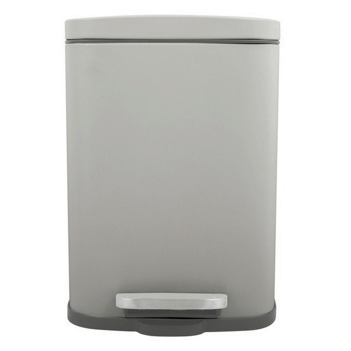 Treteimer Akira 12l Taupe Metall Lxbxh: 28x19,3x37,9 - Taupe/Schwarz, Basics, Kunststoff/Metall (28/19,3/37,9cm) - Spirella