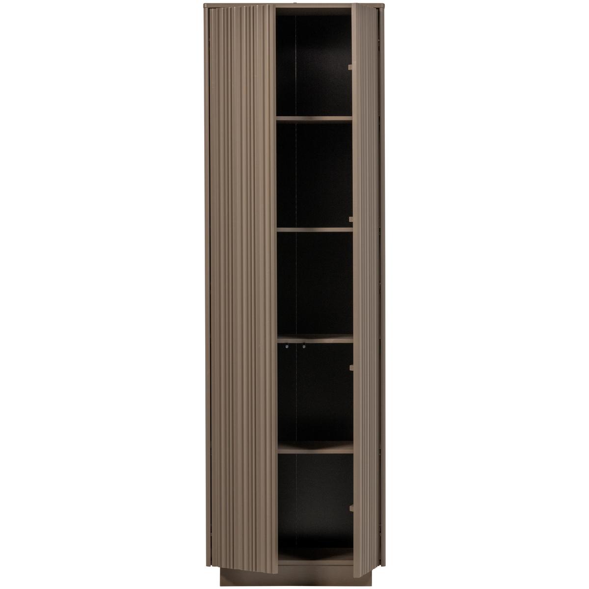 Garderobenschrank Nova Dunkelbraun B: 67 Cm - Dunkelbraun, Design, Holz (67/215/40cm) - Livetastic
