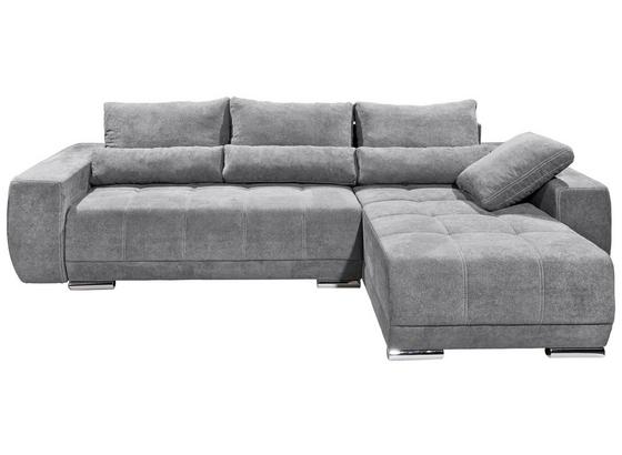 Wohnlandschaft Lopez ca. 305x189 cm - Silberfarben/Hellgrau, MODERN, Holzwerkstoff/Textil (305/189cm) - Carryhome Wohnlandschaft Lopez ca. 305x189 cm - Silberfarben/Hellgrau, MODERN, Holzwerkstoff/Textil (305/189cm) - Carryhome