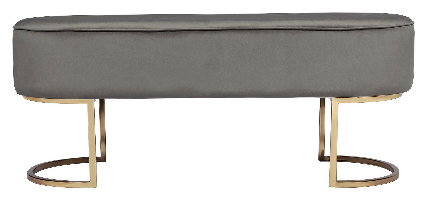 Sitzbank Pera 200 Grau / Gold