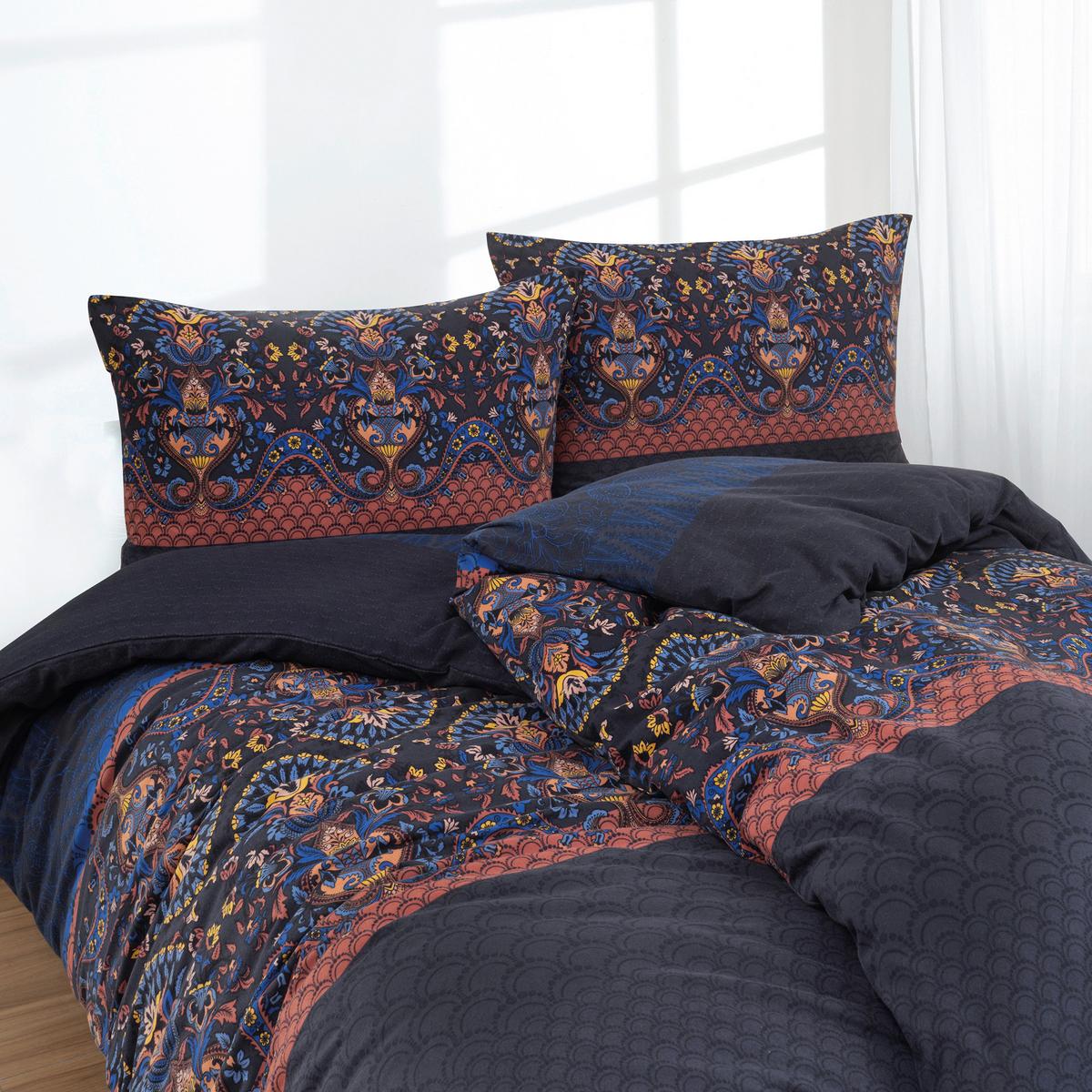 POSTEĽNÁ BIELIZEŇ F20R.005.ELKAN NBLAU - tmavomodrá, Design, textil (140/200cm) - Florella