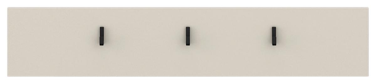 Garderobenleiste Naxxar Eichefarben/kaschmir 59,2 Cm - Kaschmir, Trend, Holzwerkstoff (94,2/18/1,6cm)