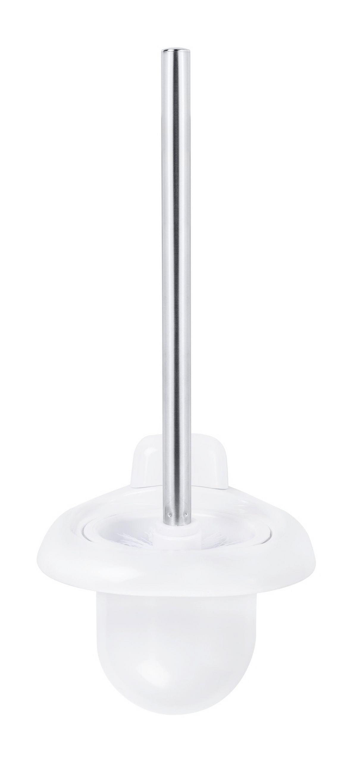 Wc-kefe Szett Pure 17947100 - fehér, Konventionell, műanyag/fém (15,5/36/16cm) - Wenko
