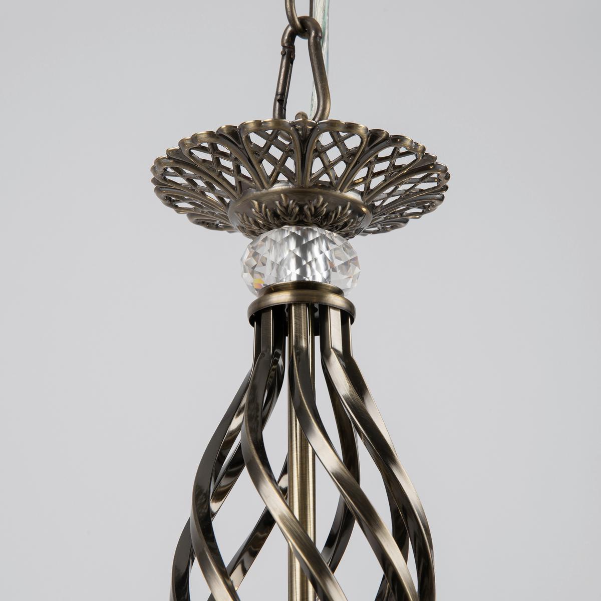 Kronleuchter Grace - Messingfarben, Trend, Glas/Metall (63/56/63cm) - MAYTONI