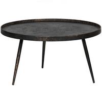 Beistelltisch Bounds Gold/Zinkfarben L: 76cm - Goldfarben/Zinkfarben, Design, Holzwerkstoff/Metall (76/76/40cm) - Livetastic
