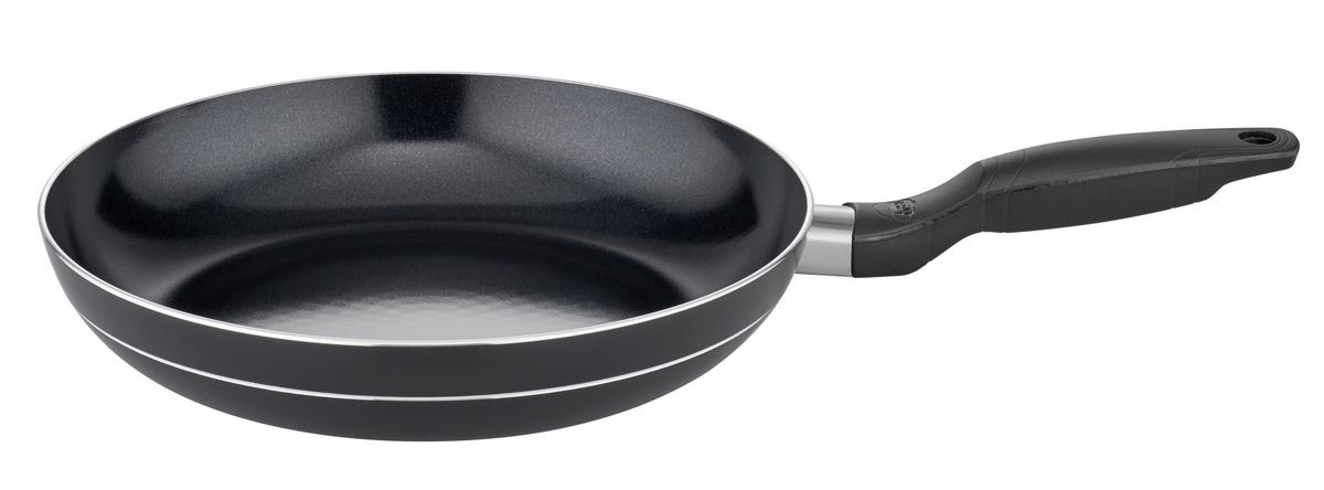 Gsw Kochtopfset Milano Nero Schwarz, 6-teilig - Schwarz, Basics, Metall - GSW