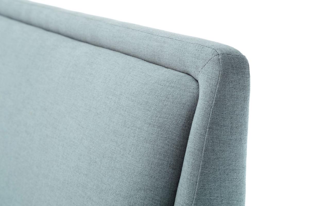 Polsterbett Frieda 160x200cm Hellblau - Schwarz/Hellblau, KONVENTIONELL, Textil (160/200cm) - Livetastic