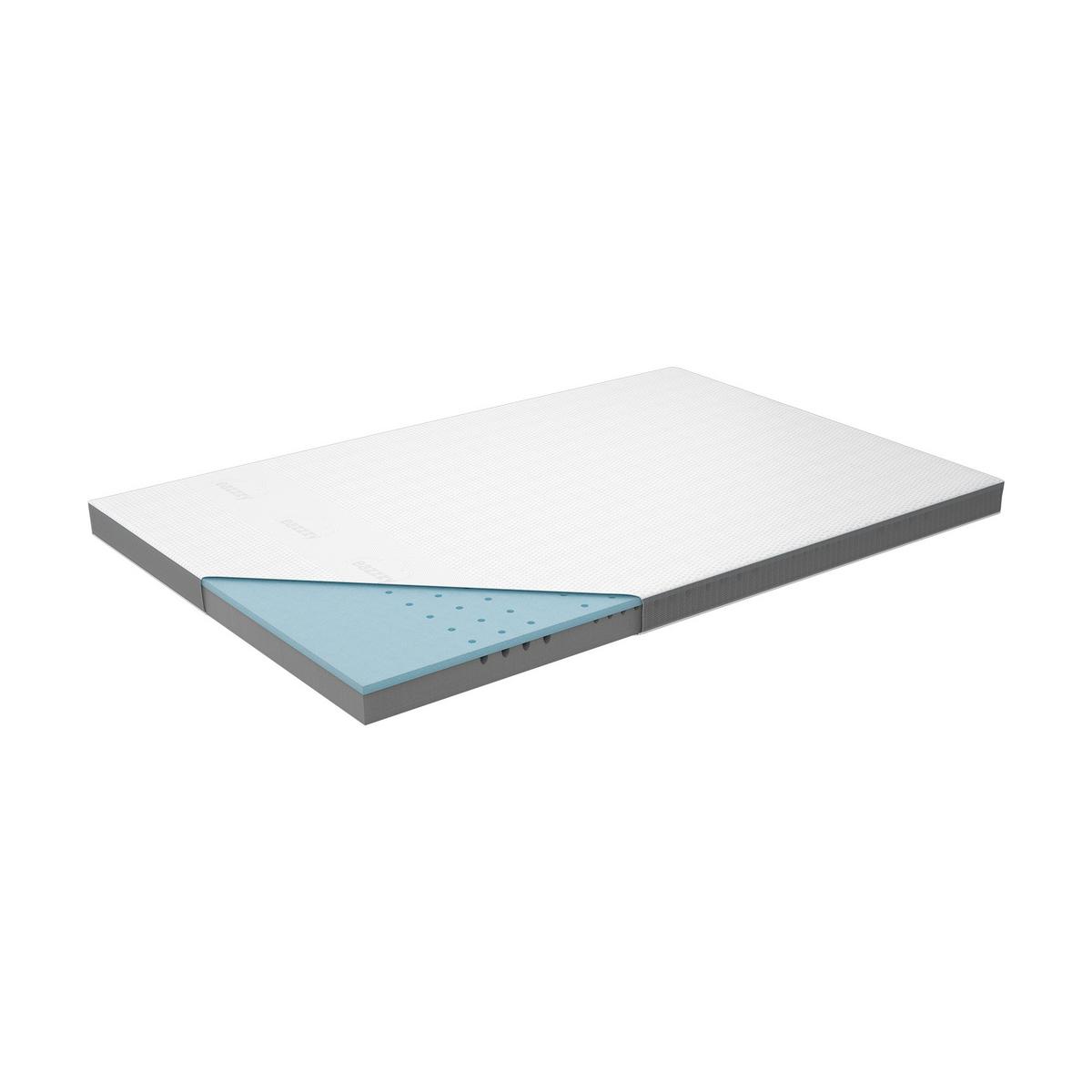 Eazzzy Topper Deluxe Topper Weiß, LF: 140x200 cm - Weiß, Basics, Kunststoff (140/200cm) - Genius
