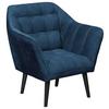 Cocktailsessel Max Blau B: 84 Cm - Blau/Schwarz, MODERN, Holzwerkstoff/Textil (84/87/70cm) - MID.YOU
