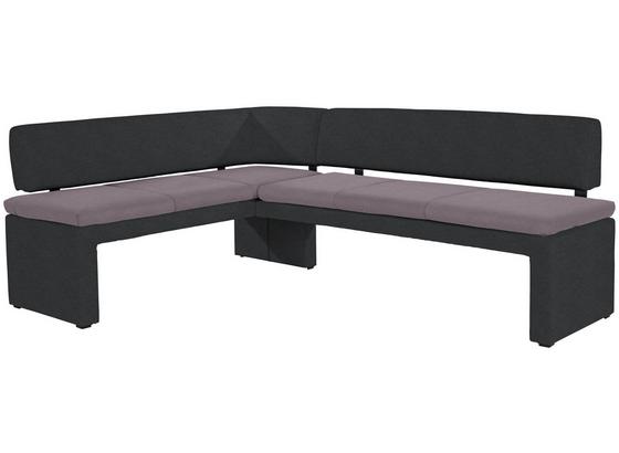 Eckbank Solta 188x207 cm - Schwarz/Grau, KONVENTIONELL, Karton/Holz (188/207cm) - Luca Bessoni Eckbank Solta 188x207 cm - Schwarz/Grau, KONVENTIONELL, Karton/Holz (188/207cm) - Luca Bessoni