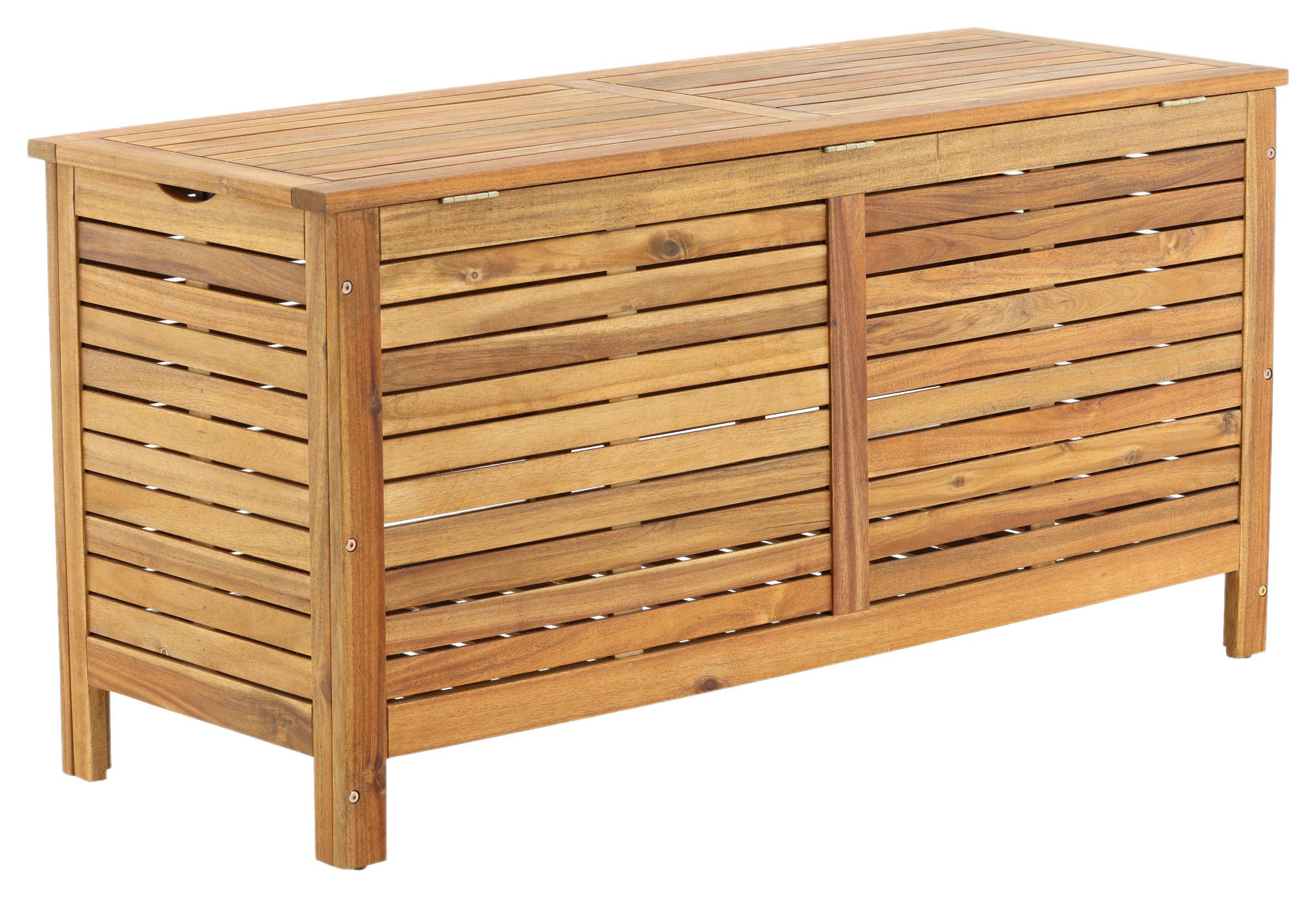Kissenbox Marion - Akaziefarben, KONVENTIONELL, Holz (130/64.5/48cm) - Gardenson