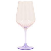 Weinglas Tessa 4er-Set ca. 520 ml, Rosa/Violett - Violett/Rosa, Basics, Glas (520ml) - Luca Bessoni