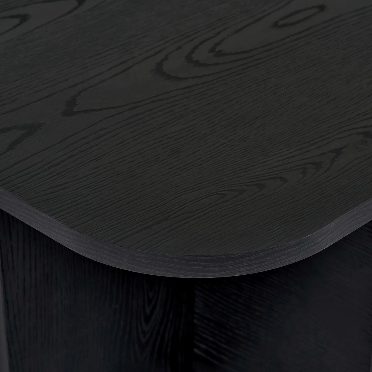 COUCHTISCH Akira Schwarz L: 120cm - Schwarz, Design, Holzwerkstoff (120/60/41cm) - MID.YOU