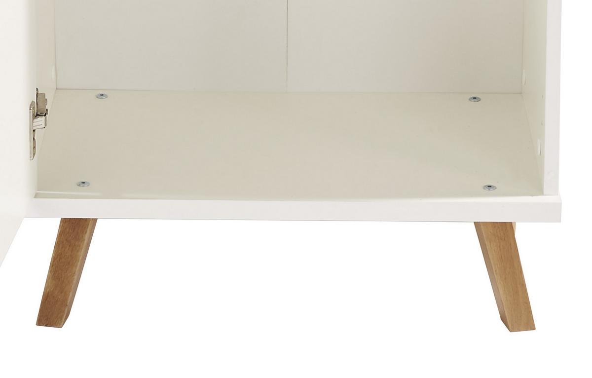 Garderobenschrank Rivoli Weiß/Eiche Dekor B: 60 cm - Eichefarben/Weiß, MODERN, Holzwerkstoff (60/180/35,5cm)