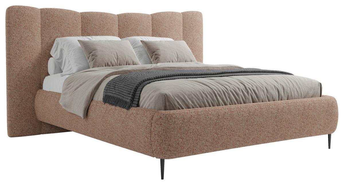 Polsterbett Nook 140x200 cm Rosa - Rosa, MODERN, Holz/Holzwerkstoff (140/200cm) - MID.YOU